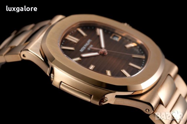 Мъжки часовник Patek Philippe Nautilus 5711 Brown с автоматичен швейцарски механизъм, снимка 7 - Луксозни - 43515815