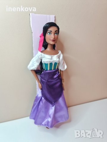 Оригинална кукла Есмералда - Парижката Света Богородица - Дисни Стор Disney store нова без кутия, снимка 6 - Кукли - 39142452