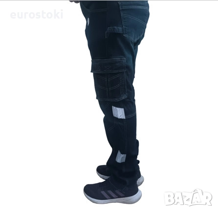 Мъжки работен панталон HASHOOB TRADING FZE, тип дънки, мъжки работни панталони Карго, тактически , снимка 3 - Панталони - 52587635