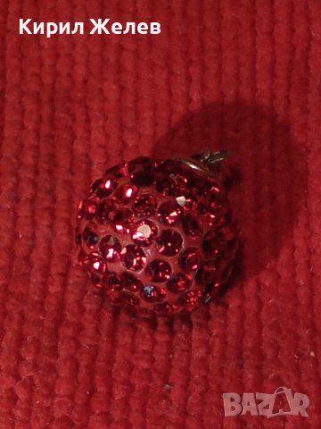 БЛЕСТЯЩО КРИСТАЛНО АРТ МЕДАЛЬОНЧЕ СРЕБРО 925 ПЕНДАНТ ТОПЧЕ за КОЛИЕ 28752, снимка 6 - Колиета, медальони, синджири - 39267353