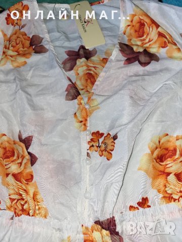  Гащеризон  от коприна  ROMBER BLANCO  с 3/4 ракав GRACE KARIN /S, снимка 3 - Корсети, бюстиета, топове - 36715374