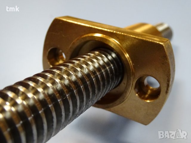 Винт с гайка за фреза Deckel FP4, FP4 МК Z-Achse spindel 2203-2235, снимка 12 - Резервни части за машини - 38646107