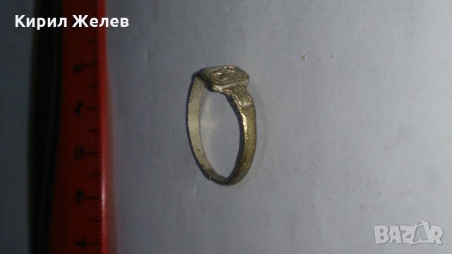 Стар пръстен уникат сачан - 60071, снимка 3 - Пръстени - 29002960