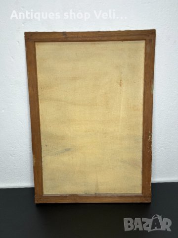 Африканска картина с масивна рамка №4885, снимка 6 - Антикварни и старинни предмети - 43712496