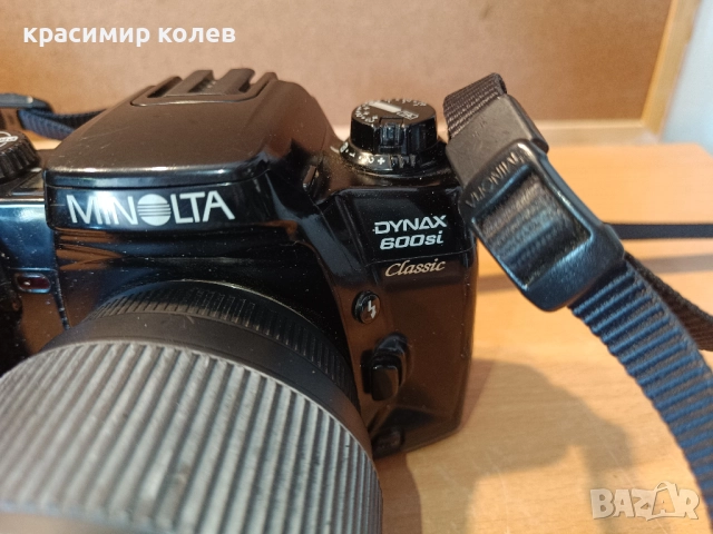 фотоапарат "Minolta DYNAX 600SI"+2 обектива и чанта., снимка 2 - Фотоапарати - 51460517