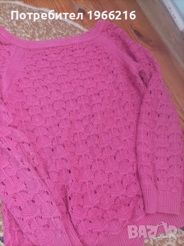 Блузки циклама и небесно  синьо, снимка 4 - Блузи с дълъг ръкав и пуловери - 43812716