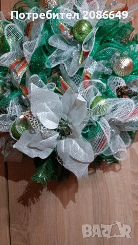 коледен венец , снимка 2 - Коледни подаръци - 52368965