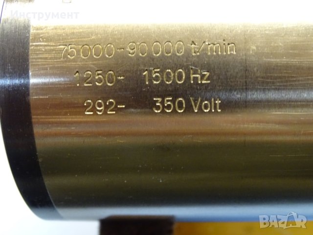 Високооборотен шпиндел за шлайф SFJ FISCHER MFN890 grinding spindle 75000-90000 min-1, снимка 3 - Резервни части за машини - 43986210