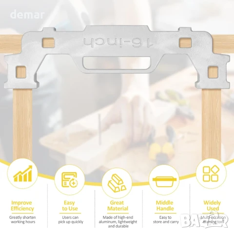 Инструмент за рамкиране petour 40 см, инструмент за оформяне, снимка 6 - Други стоки за дома - 50942646
