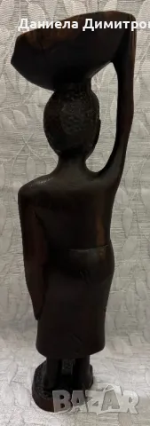 Дървена статуетка, снимка 2 - Статуетки - 50429225