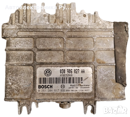 компютър VW VOLKSWAGEN POLO 1.4 BOSCH, 0 261 204 616/617, 0261204616, 0261204617, 030 906 027 AA
