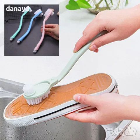 5506 Тройна четка за почистване на обувки