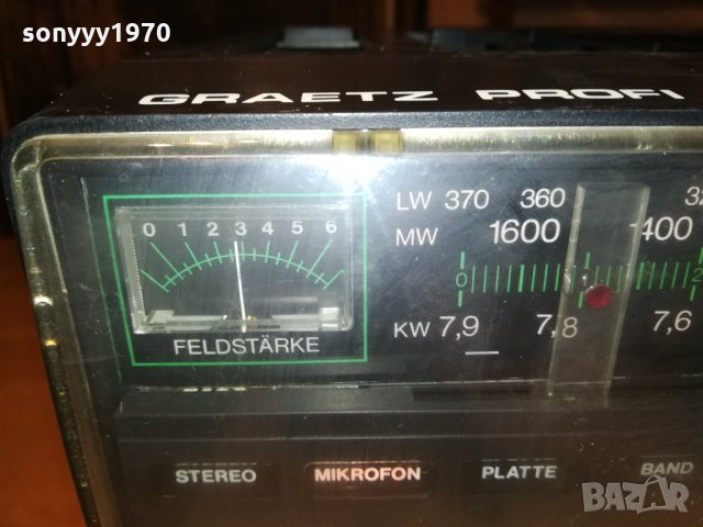 GRAETZ-RECEIVER-MADE IN WEST GERMANY 0811211113, снимка 8 - Ресийвъри, усилватели, смесителни пултове - 34732215