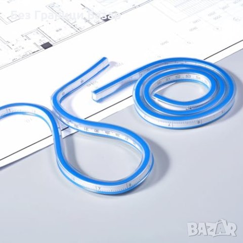 Нова Професионална Линийка за Измерване 50 см - Дърво, Облекло, снимка 3 - Други стоки за дома - 43670132