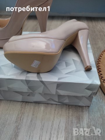 Дамски обувки  цвят nude , нови , снимка 2 - Дамски елегантни обувки - 37387495