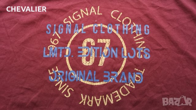 SIGNAL ORGANIC WEAR T-Shirt Размер XXXL нова мъжка тениска 17-49, снимка 6 - Тениски - 37159132