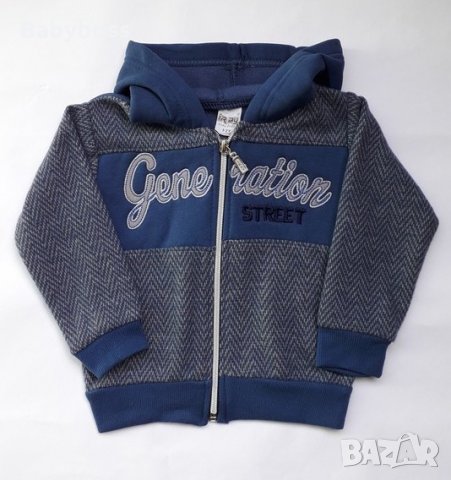 Суичер с качулка за момче, снимка 1