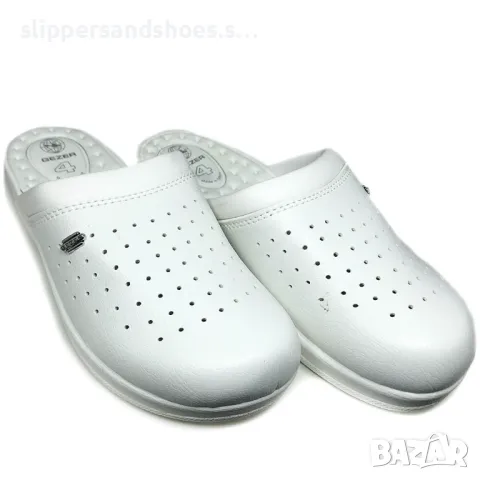 Мъжки медицински чехли GEZER бял 40/45, снимка 2 - Мъжки чехли - 50051232