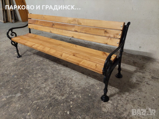 Паркова пейка Виена, снимка 4 - Градински мебели, декорация  - 53135441