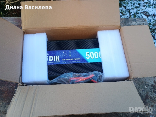 FDIK инвертор, 12V, 5000W пълна синусоида , снимка 5 - Друга електроника - 53053033