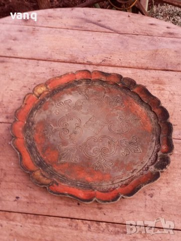 Стара чиния с маркировки, снимка 2 - Декорация за дома - 43453136