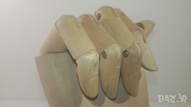 Дървена ръка със стави, артикулирана, снимка 8 - Декорация за дома - 52952315