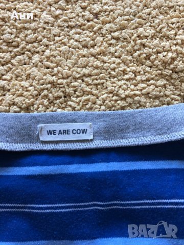 Къса тениска We are cow, снимка 2 - Тениски - 32785607