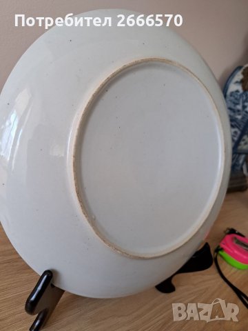 Китайска декоративна чиния , китайски порцелан, снимка 5 - Антикварни и старинни предмети - 38405755