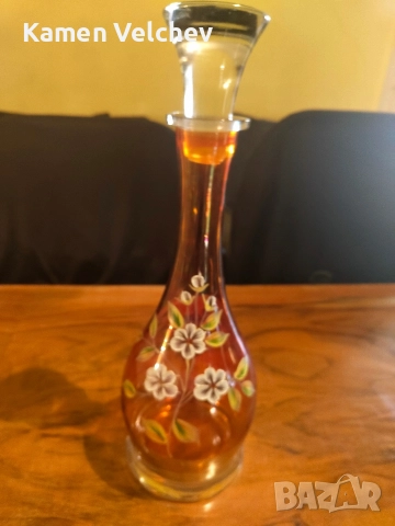 гарафи Бохемия ръчно рисувани..., снимка 7 - Антикварни и старинни предмети - 52572729