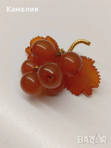 Брошка, кехлибар , снимка 2 - Други - 53520900