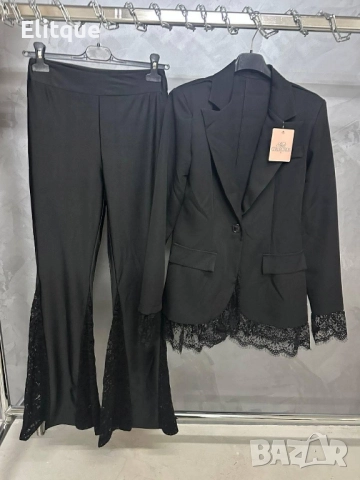 дамски комплект с дантела 