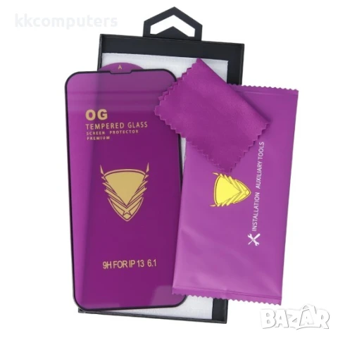 Стъклен протектор за дисплей OG 5D Slim с цяло лепило, За Samsung Galaxy A56, Черен, снимка 2 - Фолия, протектори - 50860289