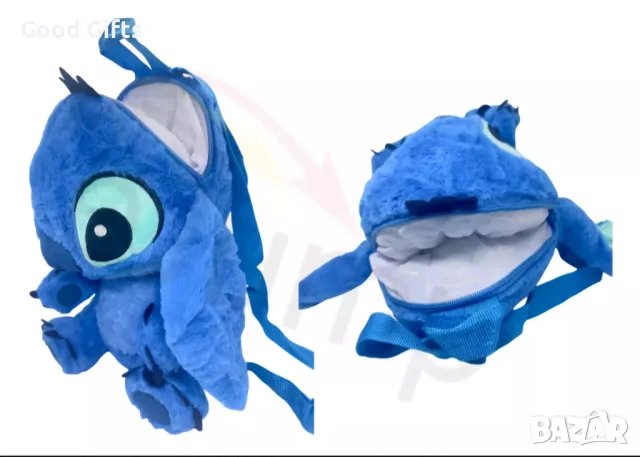 3D Раница плюшена играчка Стич, Плюшена раница Лило и Стич, снимка 5 - Плюшени играчки - 49157041