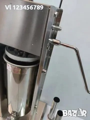 Вертикална пълначка за месо,наденици,луканка разл разм 3, 5, 7, 10 л, снимка 2 - Месомелачки - 50701065