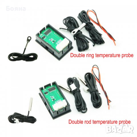 Волтметър - Термометър с 2  кабела за сонда, снимка 4 - Други инструменти - 40104306