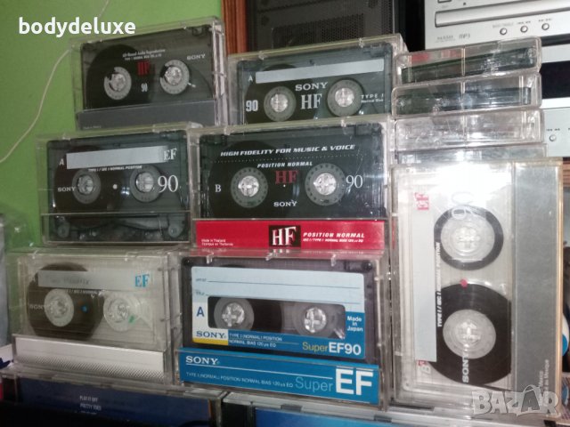 Sony EF90 аудио касети type I, снимка 1 - Аудио касети - 39451376