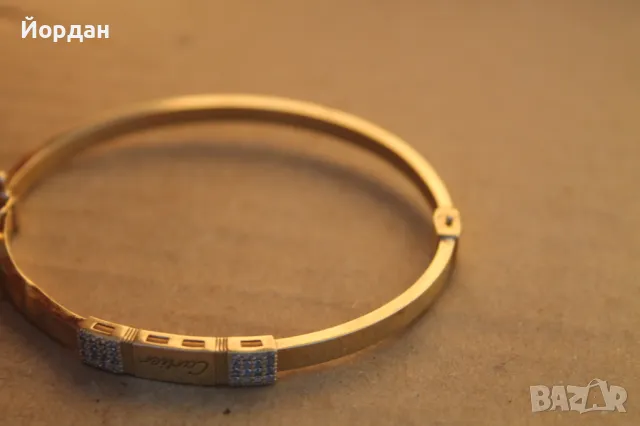 Дамска златна гривна ''Cartier'', снимка 17 - Гривни - 47902940