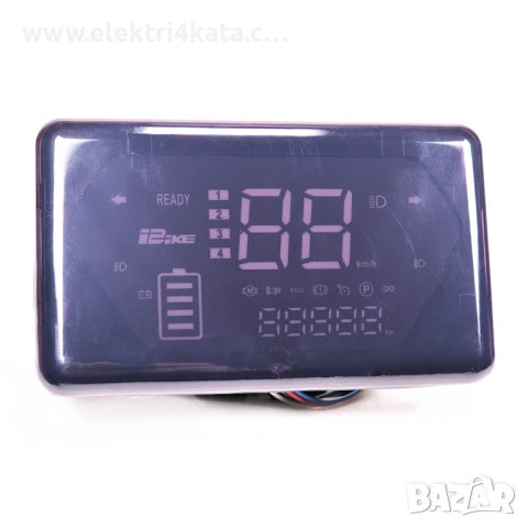LCD дисплей (километраж) 48V-72V, снимка 1 - Части - 43793836