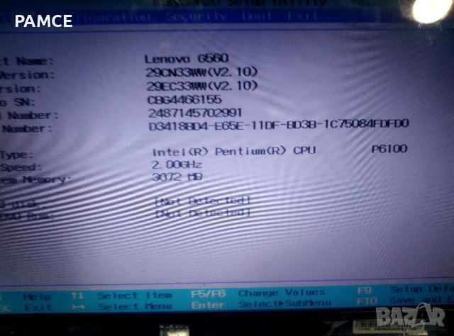 Лаптоп Lenovo G560 - 2009г - Работещ на части., снимка 10 - Части за лаптопи - 43201722