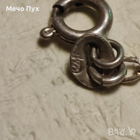Сребърно колие (229), снимка 3 - Колиета, медальони, синджири - 43385657