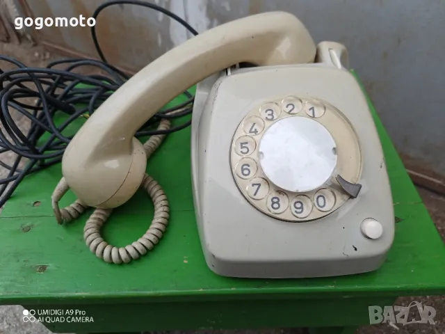 Стар немски телефон с шайба 