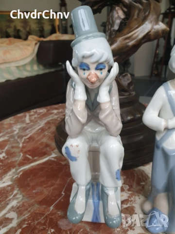 Casades-NAO LLADRO статуетки/испански порцеланови фигури на клоуни-балерини, снимка 10 - Колекции - 47426693