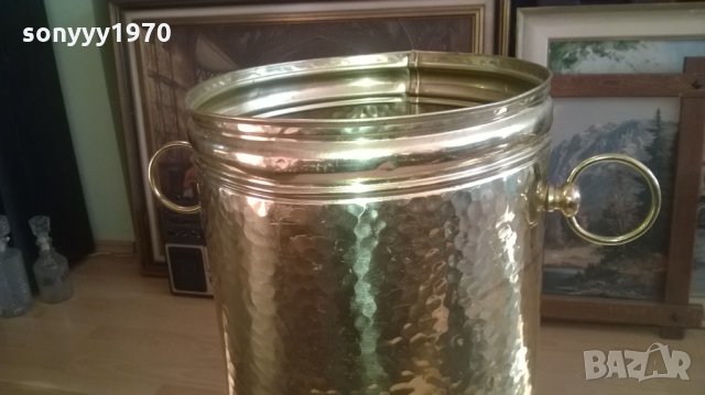 поставка за чадъри 42х23см-мед/месинг-внос швеицария, снимка 6 - Колекции - 27490237