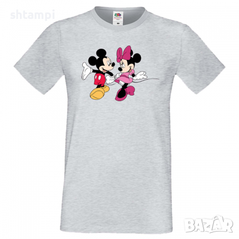 Мъжка тениска Mickey & Minnie 6 Подарък,Изненада,Рожден ден, снимка 5 - Тениски - 36575572