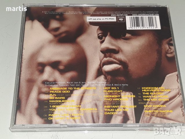 Wyclef Jean CD , снимка 3 - CD дискове - 34926227