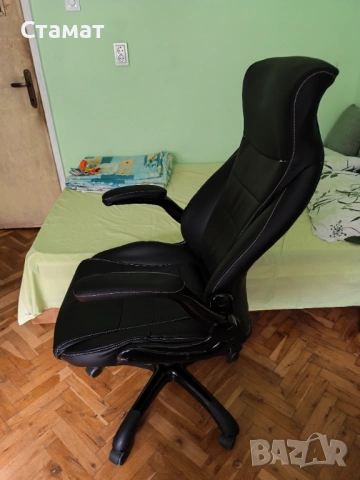 Офис Гейминг кожен стол, снимка 3 - Столове - 53388501