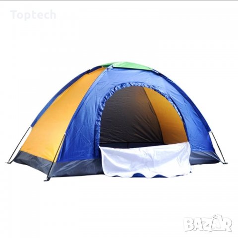 Триместна палатка + хамак, снимка 2 - Къмпинг мебели - 33150626