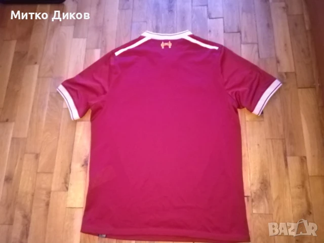 Ливърпул футболна тениска маркова на Ню Баланс  125 години размер Л юноши 146 см, снимка 6 - Футбол - 50551593