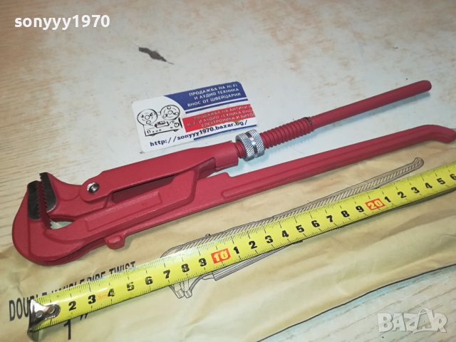 SONAX 30СМ ТРЪБЕН КЛЮЧ 2112231541, снимка 4 - Ключове - 43502689