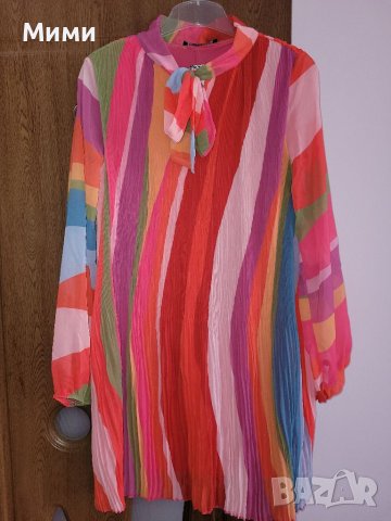 Нова цветна пролетна рокля солей, снимка 2 - Рокли - 37778553